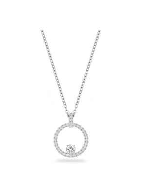 Collana Pendente Creativity Bianco Placcato rodio Donna Swarovski