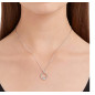 Collana Pendente Creativity Bianco Placcato rodio Donna Swarovski Collana Pendente Creativity Bianco Placcato rodio Donna Swarovski