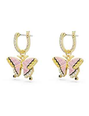 ORECCHINI PENDENTI FARFALLA MULTICOLORE DONNA SWAROVSKI  5670055 Swarovski