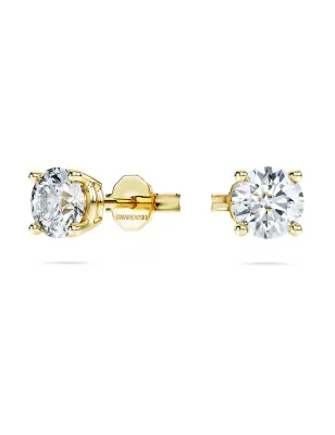 Orecchini a lobo con solitario Eternity Oro giallo Donna Swarovski