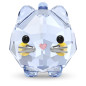 DECORAZIONE CHUBBY CATS GATTO BLU SWAROVSKI DECORAZIONE CHUBBY CATS GATTO BLU SWAROVSKI