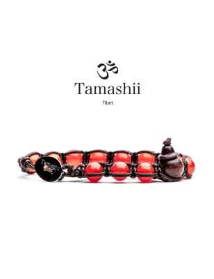 BRACCIALE AGATA FUOCO UOMO-DONNA TAMASHII 1 GIRO