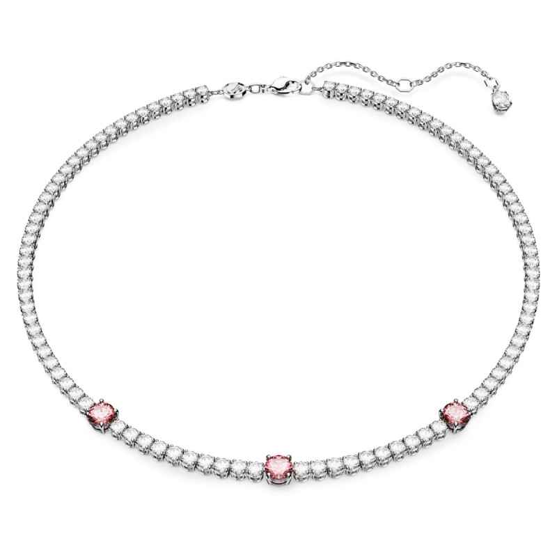 Collana Matrix Tennis Taglio misto Rosa Donna Swarovski Collana Matrix Tennis Taglio misto Rosa Donna Swarovski