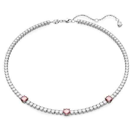 Collana Matrix Tennis Taglio misto Rosa Donna Swarovski