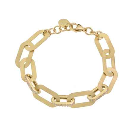 Bracciale Gli Ovali con Zirconi Donna Aquaforte