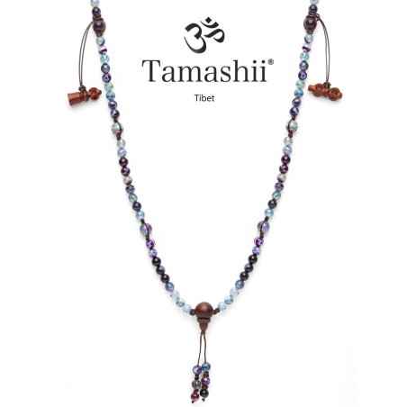 COLLANA AGATA AMARENA UOMO-DONNA TAMASHII MUDRA