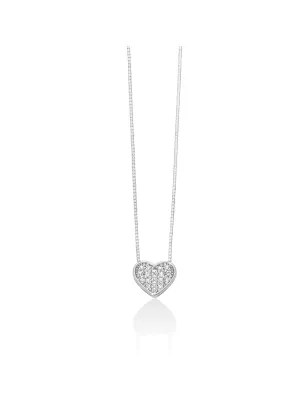 Collana di diamanti con cuore piccolo Donna Miluna