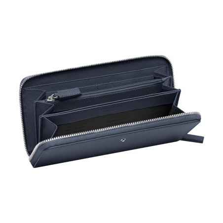 Portafoglio blu in pelle Montblanc Sartorial