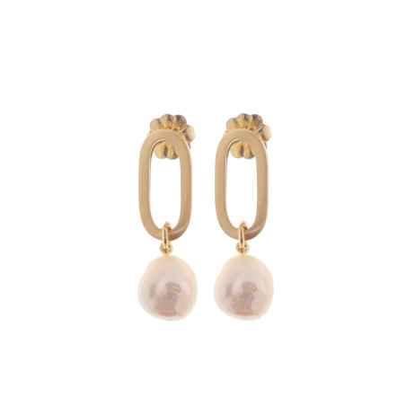 Orecchini Perle Chic pendenti con perle barocche Donna Aquaforte