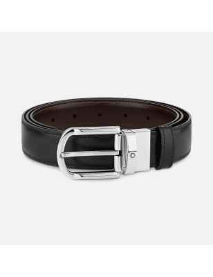 Cintura Reversibile nero marrone Uomo Montblanc