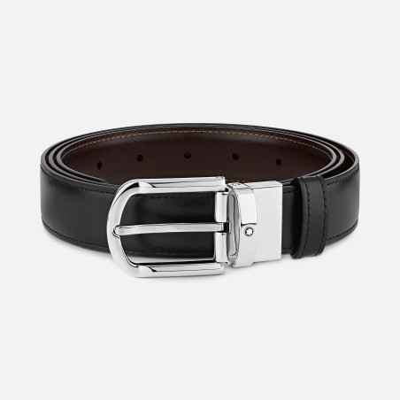 Cintura Reversibile nero marrone Uomo Montblanc
