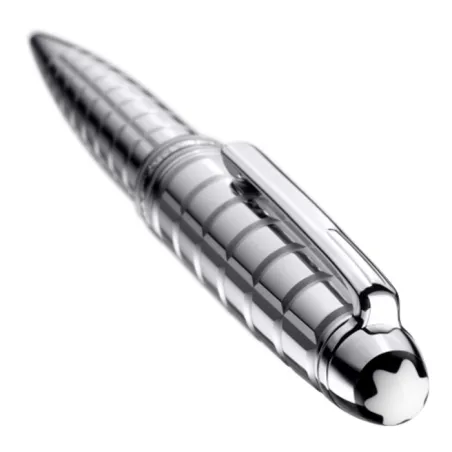 Penna Roller Platino Facet Solitaire RB 163 Montblanc Meisterstuck