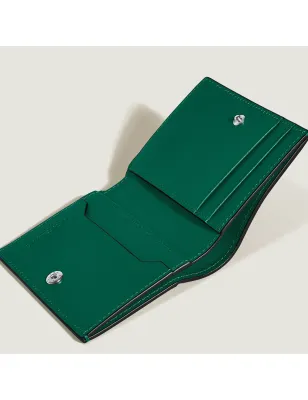 Portafoglio Malachite Vitello 4 Scomparti Mini Compatto Montblanc