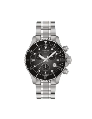 Orologio Chrono 38mm EOL Grigio Acciaio Uomo Tissot Seastar 1000