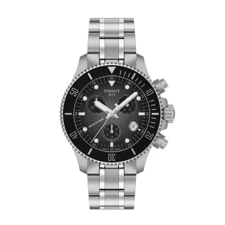 Orologio Chrono 38mm EOL Grigio Acciaio Uomo Tissot Seastar 1000