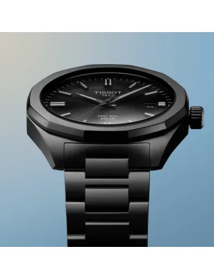 Orologio PRC Solar Nero PVD Solar Lightmaster 39mm Uomo Tissot