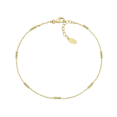 Cavigliera dorata catena con sfere Donna Amen
