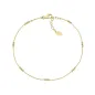 Cavigliera dorata catena con sfere Donna Amen