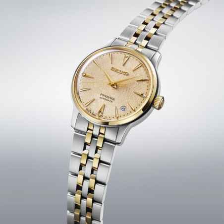 Orologio Dorato Diamanti Frozen Daiquiri 34mm 4R35 Donna Seiko