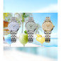 Orologio Dorato Diamanti Frozen Daiquiri 34mm 4R35 Donna Seiko