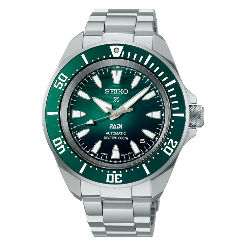 Orologio Verde PADI Samurai 41.7mm 4R35 Underwater Uomo Seiko Orologio Verde PADI Samurai 41.7mm 4R35 Underwater Uomo Seiko