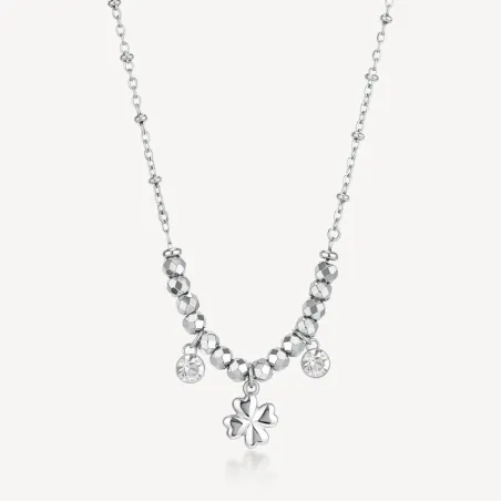 Collana Chakra Portafortuna Quadrifoglio Donna Brosway