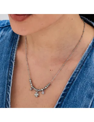 Collana Chakra Portafortuna Quadrifoglio Donna Brosway