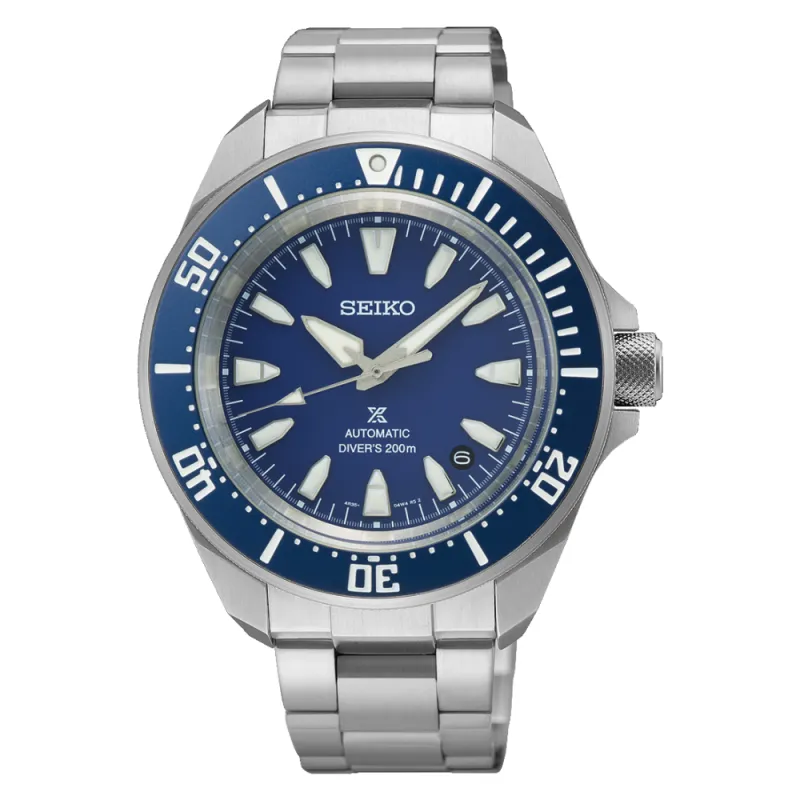 Orologio Blu Cobalt Samurai 41.7mm 4R35 Compact Uomo Seiko