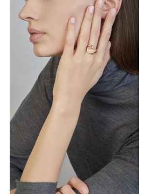 ANELLO ORO ROSA DONNA ANNAMARIA CAMMILLI GOCCIA