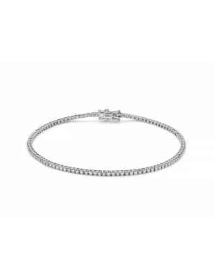 BRACCIALE TENNIS ORO DIAMANTI 120PT DONNA MILUNA I DIAMANTI