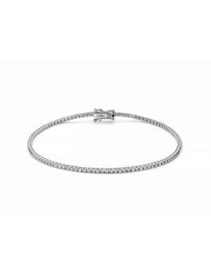 BRACCIALE TENNIS ORO DIAMANTI 80PT DONNA MILUNA I DIAMANTI