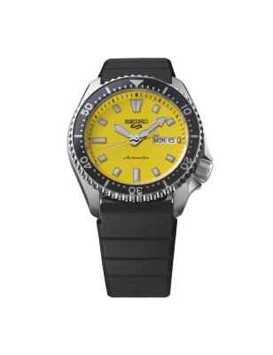 Orologio Giallo 7002 Style 42.5mm 4R36 Silicone Uomo Seiko