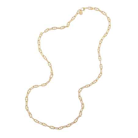 Collana Catene maglia a granchio 60 cm Donna Aquaforte