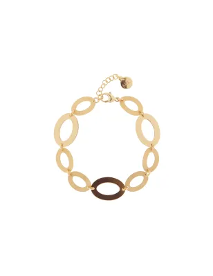 Bracciale Vintage Glamour lastre ovali lucide e satinate Donna Aquaforte