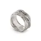 Anello Filodellavita 13 Fili Argento e Diamanti neri m14 Donna Rubinia Anello Filodellavita 13 Fili Argento e Diamanti neri m14 Donna Rubinia