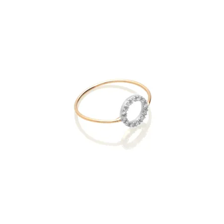 Anello Filodamore Oro con Cerchio e diamanti m.12 Donna Rubinia