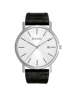 Orologio Bianco Pelle Classic 37mm Quarzo Bulova Classic