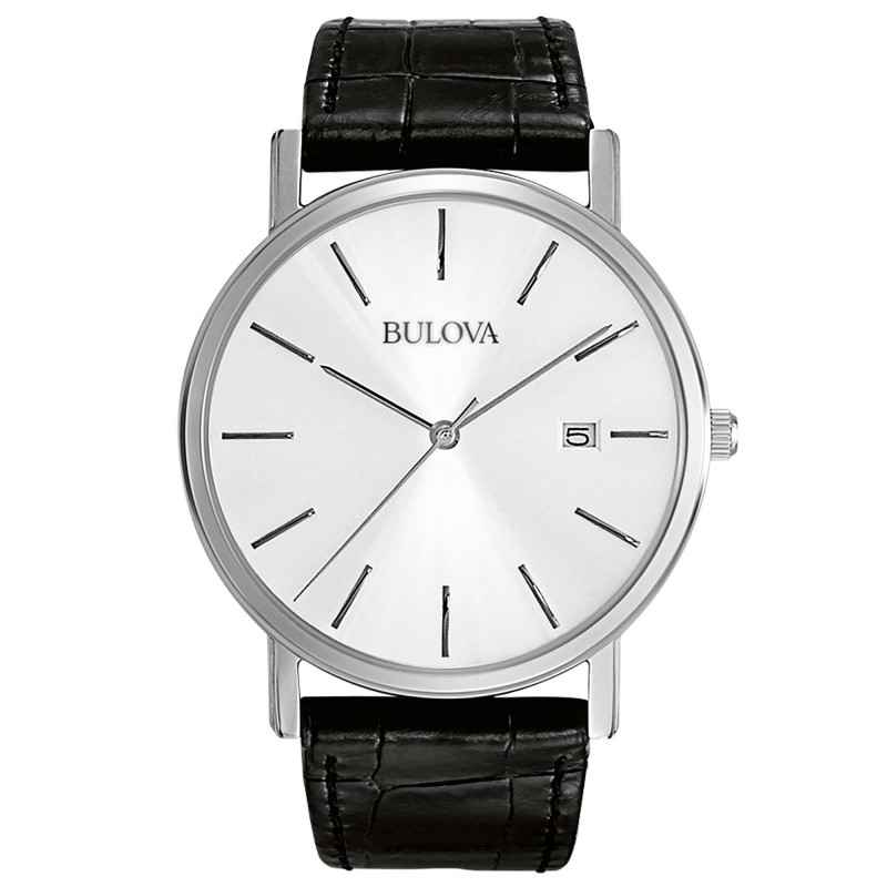 Orologio Bianco Pelle Classic 37mm Quarzo Bulova Classic