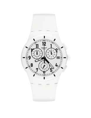 OROLOGIO TWICE AGAIN WHITE UOMO-DONNA SWATCH 