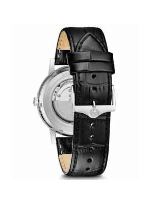 Orologio Nero Automatic Clipper 42mm 21 Rubini Vista Uomo Bulova