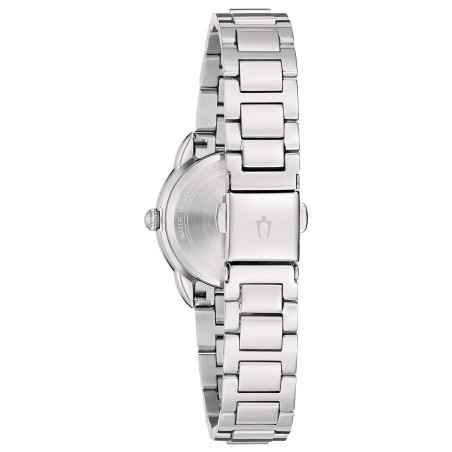 Orologio Blu 32 Diamonds Lady 27mm Classic Steel Donna Bulova Classic