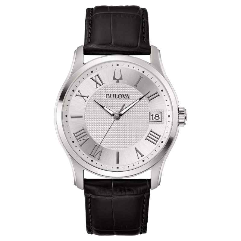 Orologio Silver Classic 41mm Clous Paris Uomo Bulova Wilton Orologio Silver Classic 41mm Clous Paris Uomo Bulova Wilton