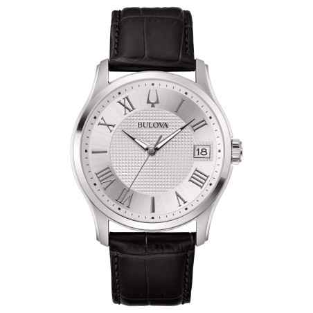 Orologio Silver Classic 41mm Clous Paris Uomo Bulova Wilton