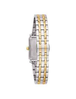 Orologio Madreperla Tank Gold-Tone Donna Bulova Classic Diamonds