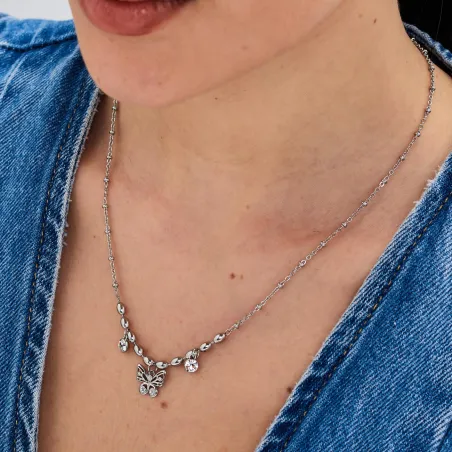 Collana Chakra Mistici Farfalla Donna Brosway