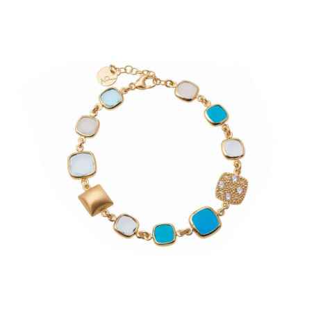 Bracciale Aquacaramelle Reverse con saponetta quadrata Donna Aquaforte