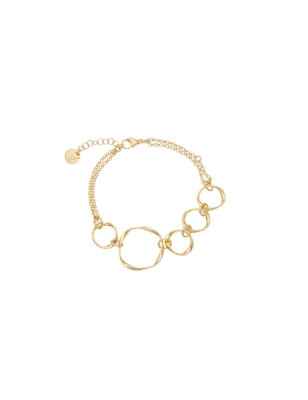 BRACCIALE INTRECCI ELEMENTI TONDEGGIANTI AQUAFORTE