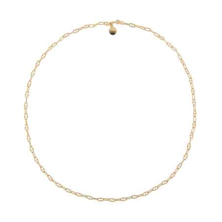 Collana Catene maglia a granchio 50 cm Donna Aquaforte