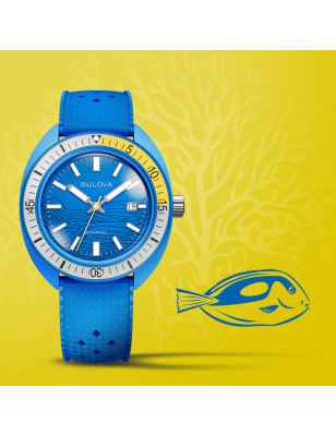 Orologio Blu Hammerhead Shark 41mm Ceramica Uomo Bulova