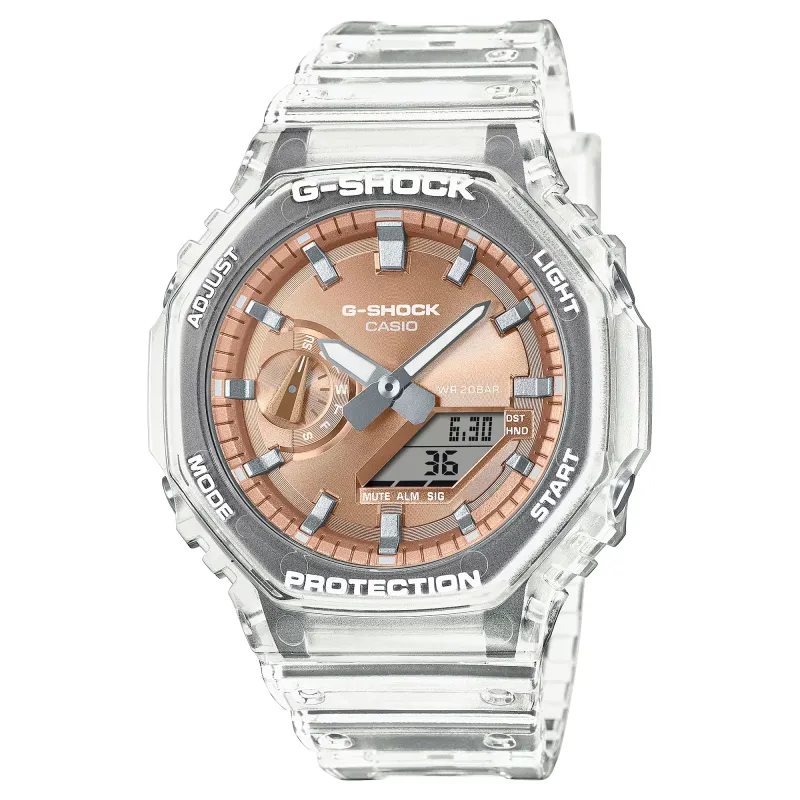 Orologio Trasparente Rose Gold CasiOak Uomo Casio G-Shock